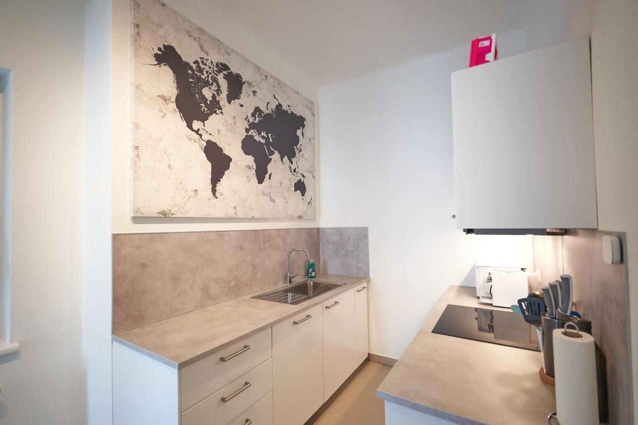 Trendy Apartment 2 Zimmer Zentral Gelegen فيينا المظهر الخارجي الصورة